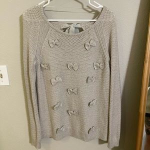 Lauren Conrad bow sweater